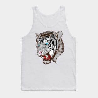 Bengal Tiger white Tank Top